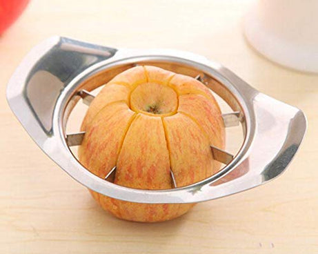 Durable 8-blade apple slicer with ergonomic handle