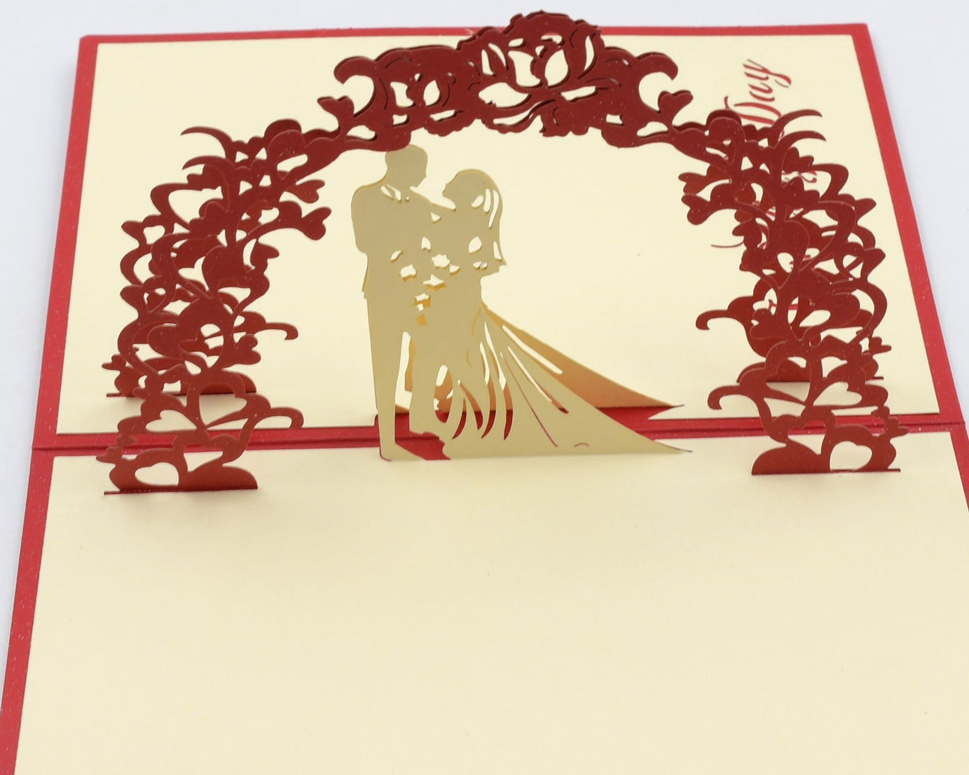 3D Paper Wish Card High Quality Paper Card All Design Card Good Wishing Card (All 3D Card  Birthday Greeting Cards, Wedding Day Gift Card, Merry Christmas Card (1 Pc)