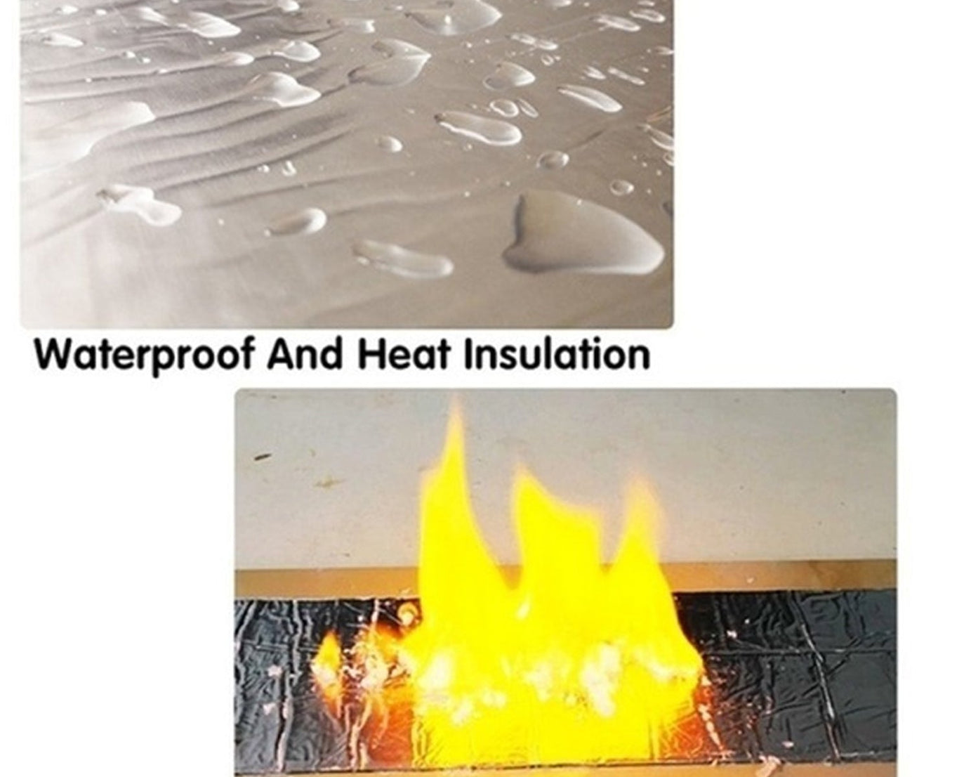 Reflective duct tape for high-temperature environments