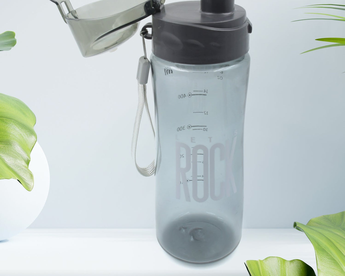 7330 Plastic water bottle Outdoor Sport Bottle With Carry Case, leak proof BPA-free for travel cold and hot water Plastic water bottle with daily water intake for gym and children, Home, Travel, Office Use (1 pc )