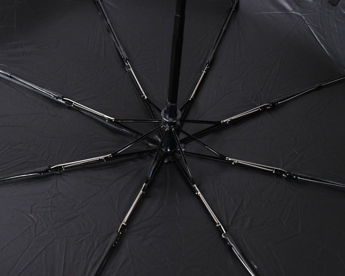 12744 2 Fold Manual Open Umbrella| Windproof, Sunproof & Rainproof with Sturdy Steel Shaft & Wrist Straps | Easy to Hold & Carry | Umbrella for Women, Men & Kids