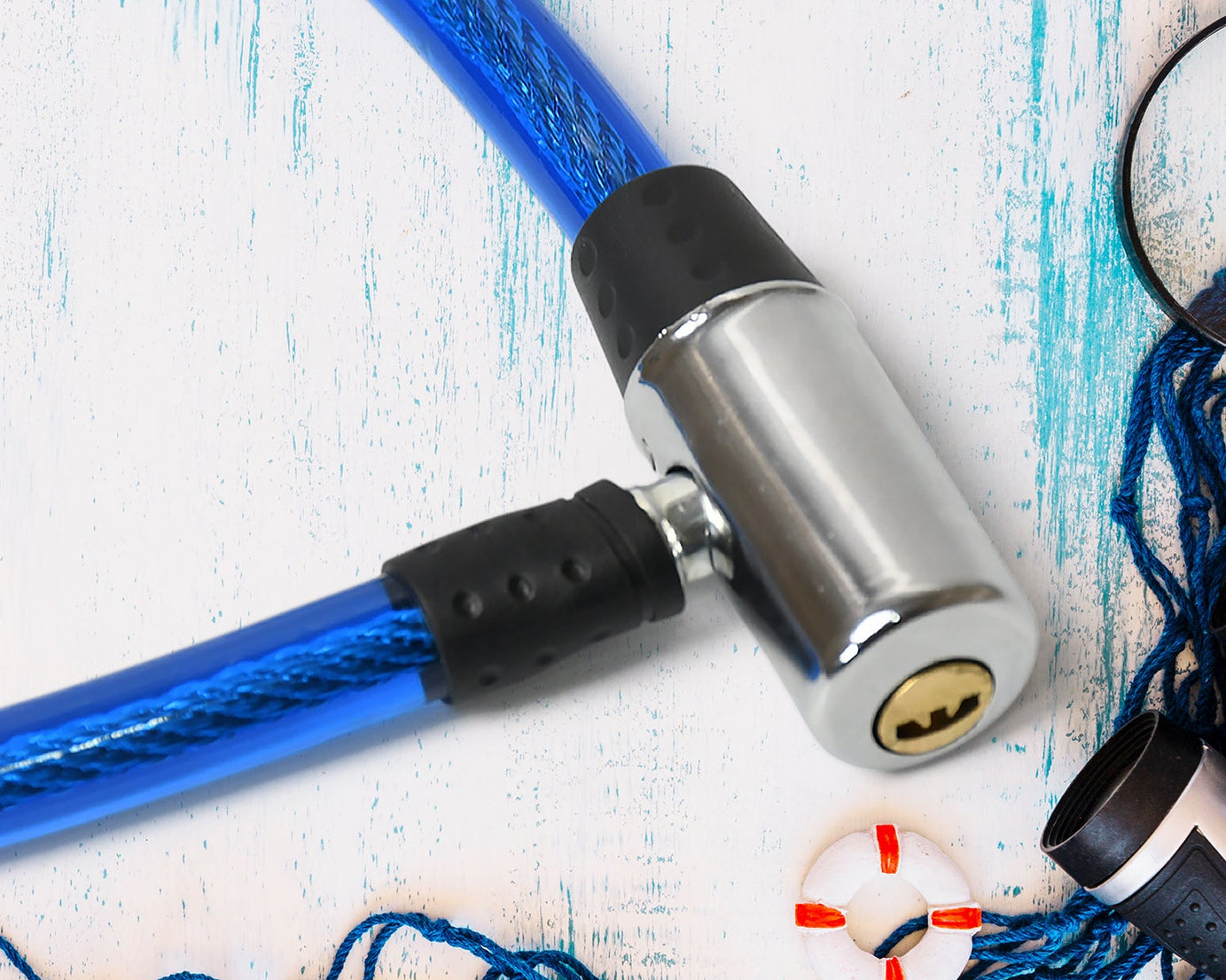 Secure multi-purpose key-lock.