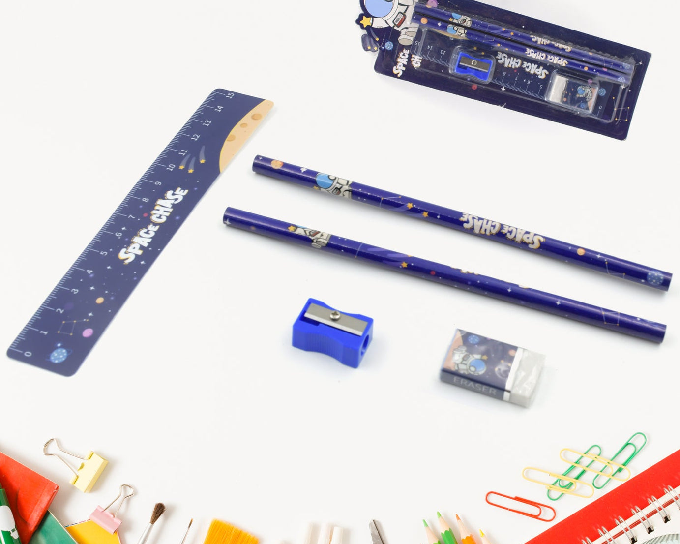 Fun & Functional! 5-in-1 Cartoon Pencil Set for School & Play (5 Pc)