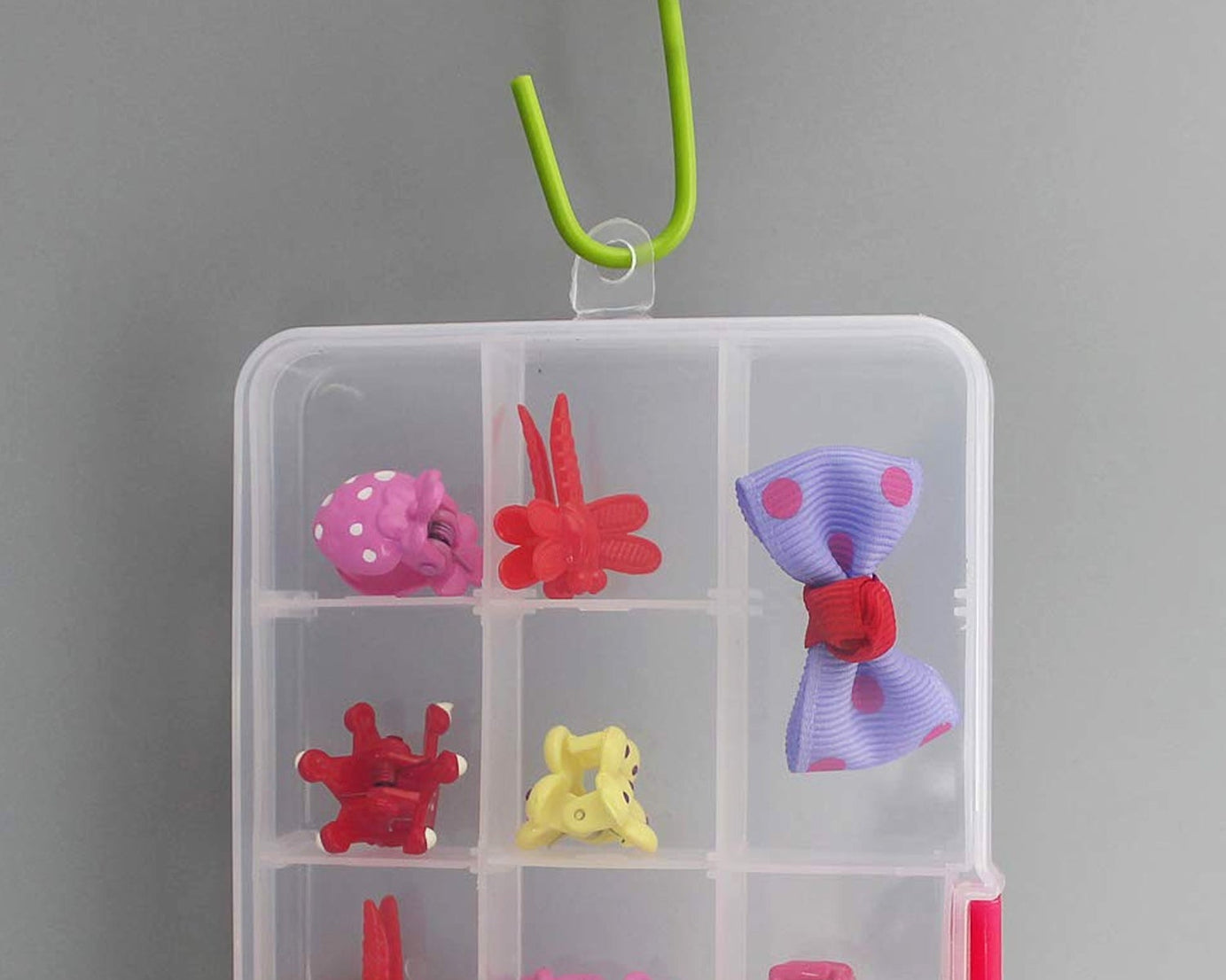 15 Grids Jewelry Organizer Plastic Jewelry Organizer Box Clear Jewelry Organizer Box Plastic Bead Organizers with Adjustable Dividers for Herbs Pills Bead, Jewelry, and Other Small Item (1 Pc)