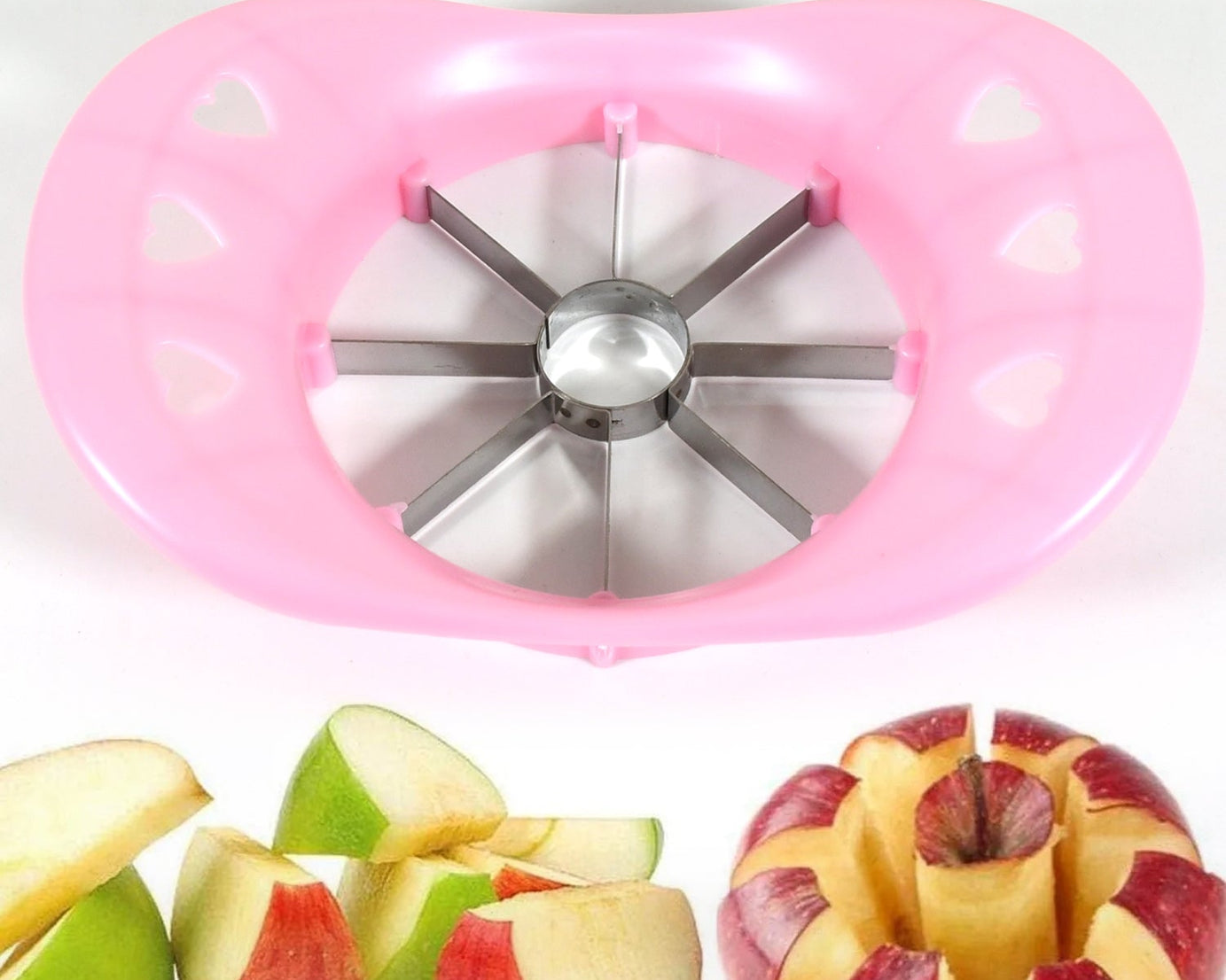 Multi Purpose Fruit Slicer Apple Cutter Regular With 8 Stainless Steel Blades Apple Slicer (1 Pc)