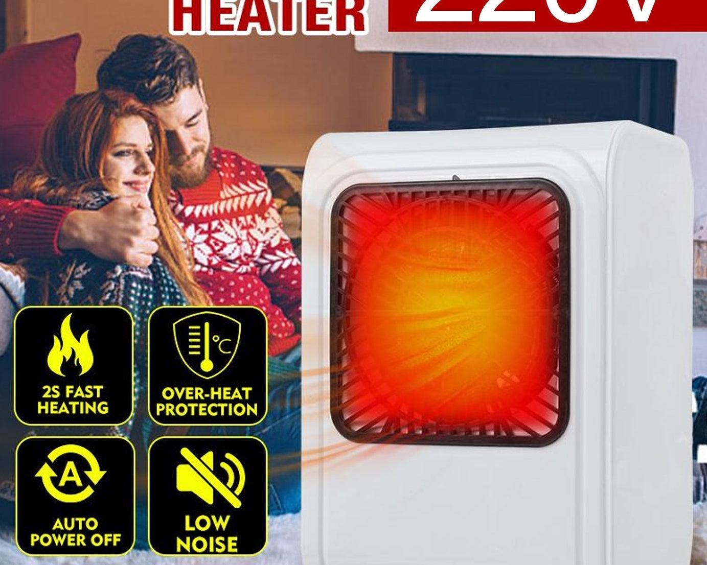 Warm Wind Room Heater 220V Heater For Office & Bedroom Use Heater