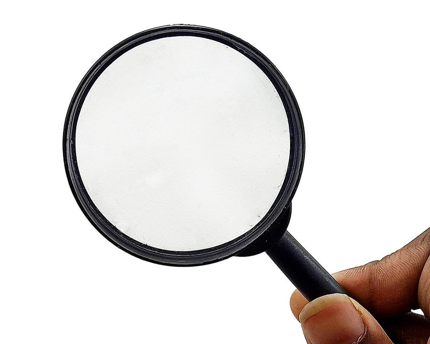 Magnifying glass Lens - reading aid made of glass - real glass magnifying glass that can be used on both sides - glass breakage-proof magnifying glass, Protect Eyes, 75mm & 50mm (2pc Set)