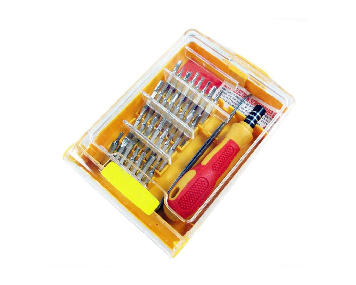 Screwdriver set with magnetic bit holder