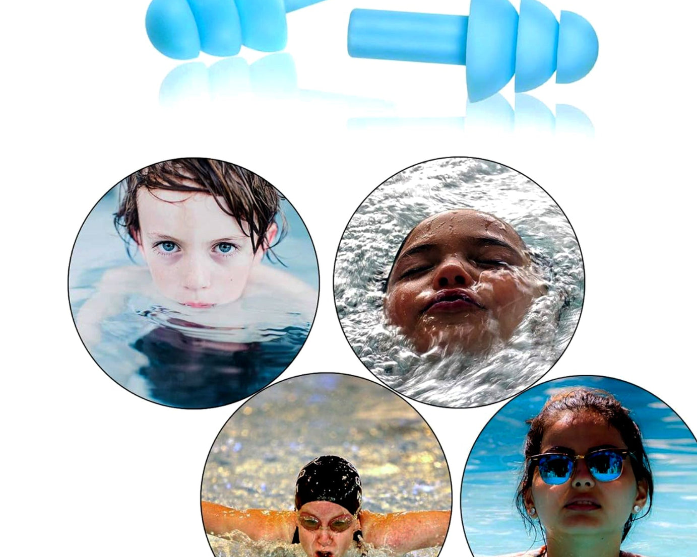 Safety Ultra Soft Foam Ear Plugs Reusable Ear Plugs for Sleeping, Travel, Loud Noises, Work, Learning, Snoring (2 Pc Set)