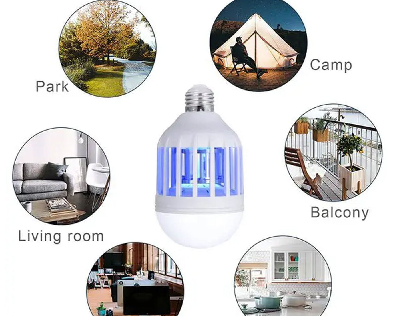 12W & 15W  Mosquito Killer Lamp E27 Summer Moths Flying Insects Led Zapper Mosquito Killer Lamp Light Bulb Household