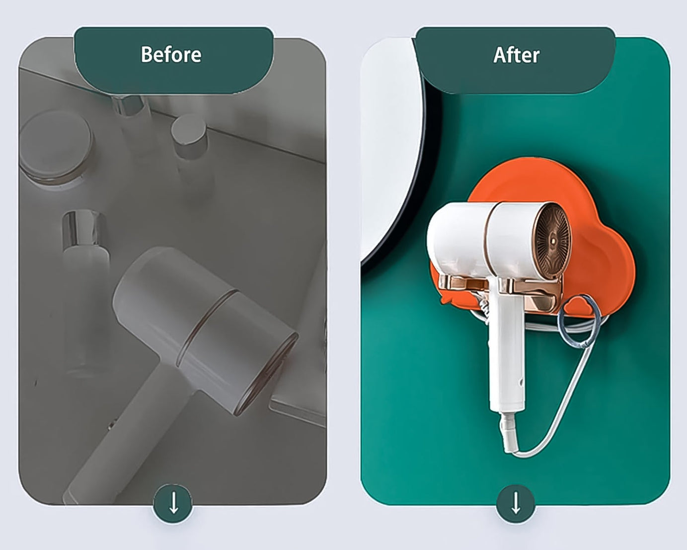 Hair Dryer Holder Stand / Frame (1 Pc)