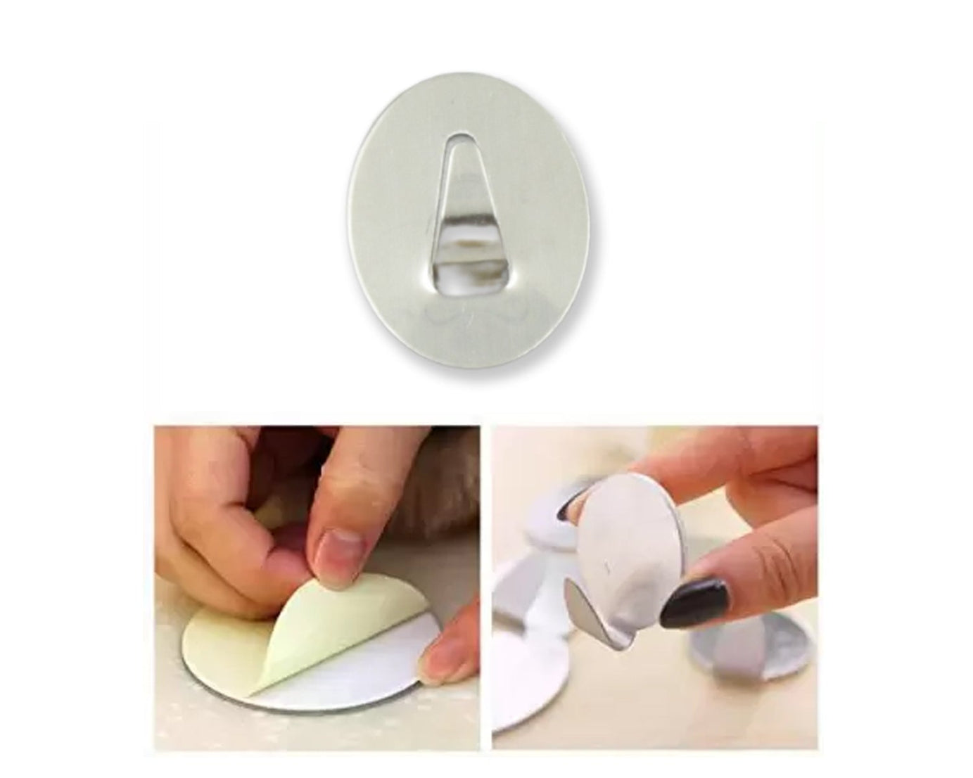 Multipurpose Small Stainless Steel Wall Hanging Hook 36 pc
