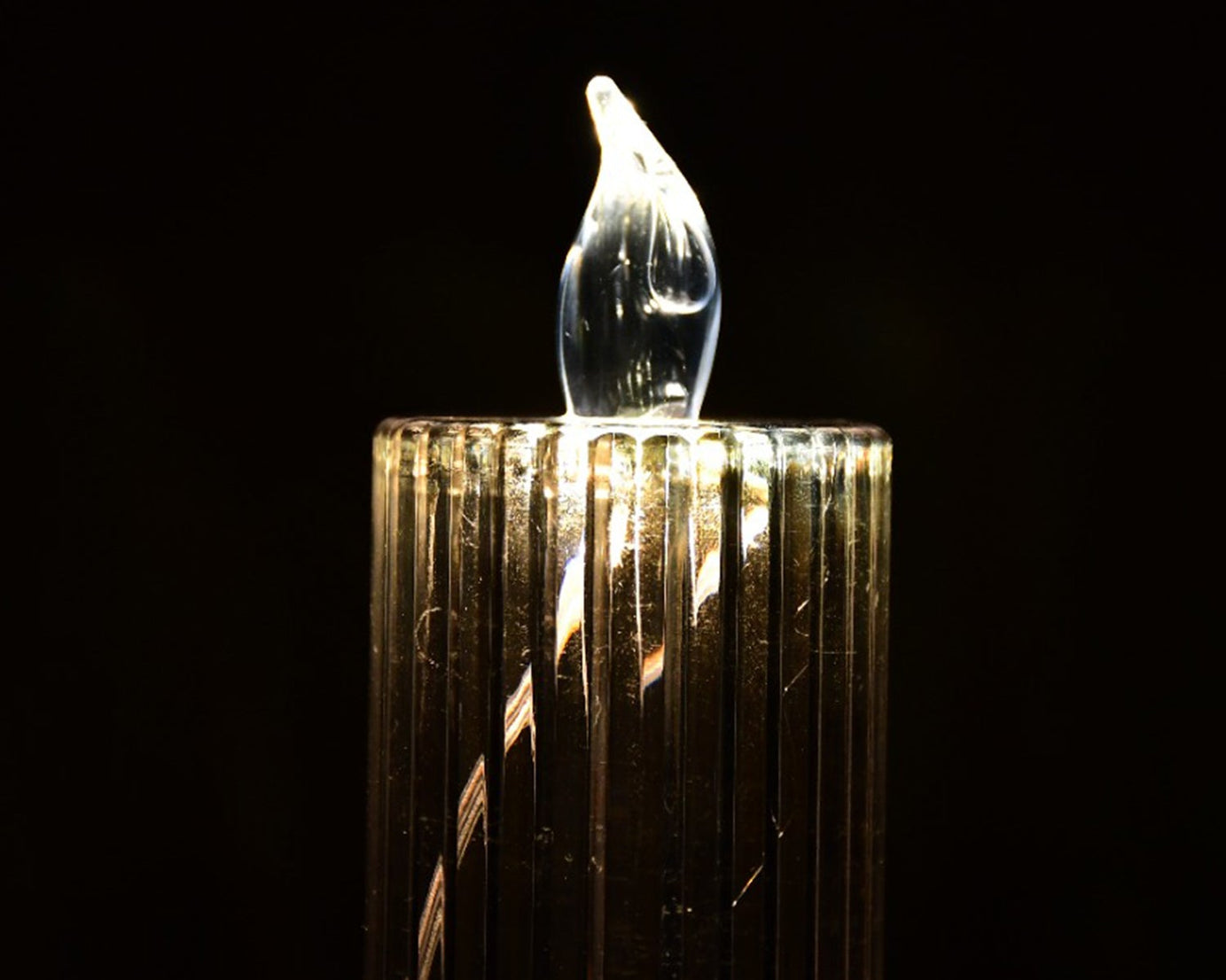 Home decor crystal candles, simple design.