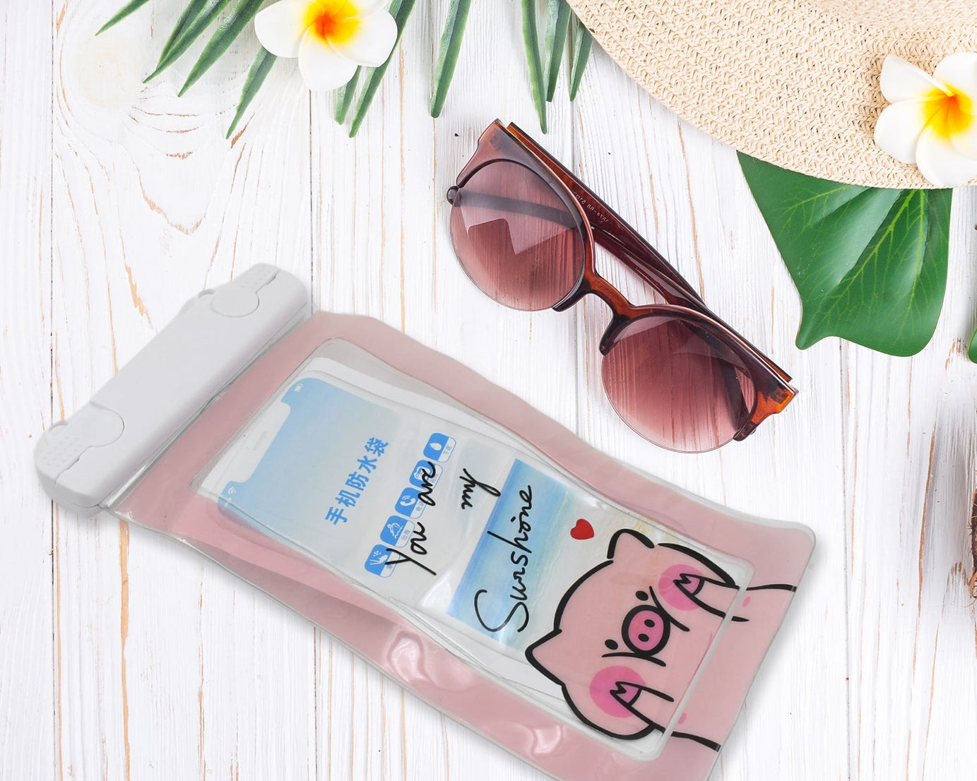 13137 Waterproof Pouch Lock Mobile Cover Underwater Mobile Case For All Type Mobile Phone (1 Pc)