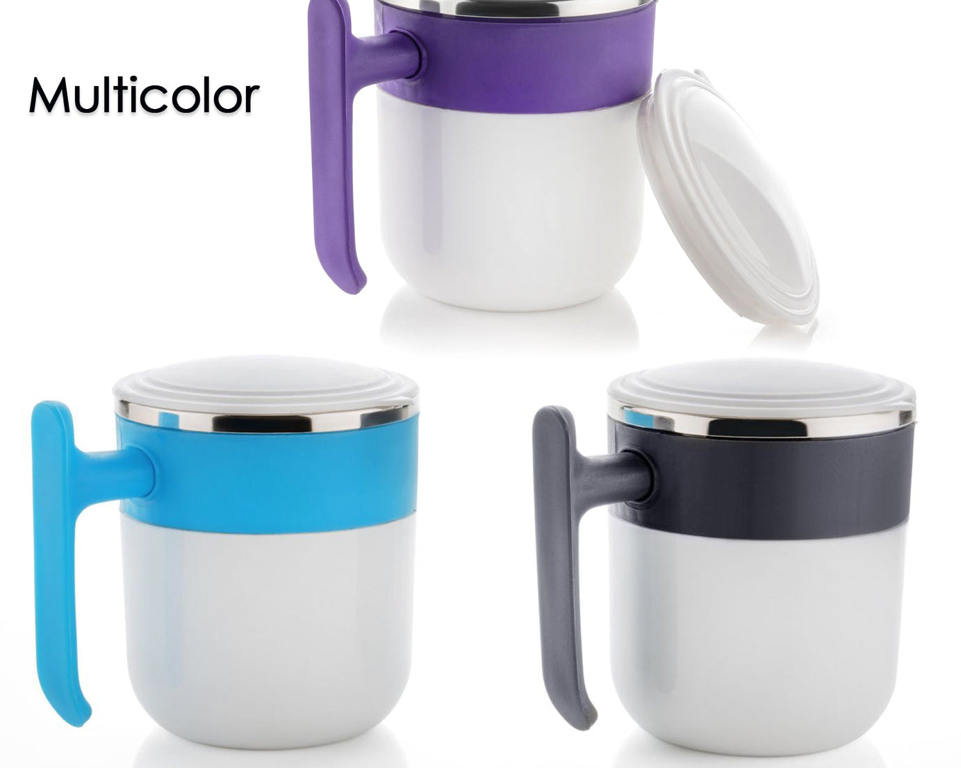 Stainless Steel Lid Cover Hot Coffee/Tea Mug Hot Insulated Double Wall Stainless Steel, Coffee and Milk Cup with Lid - Coffee Cup (1 Pc )