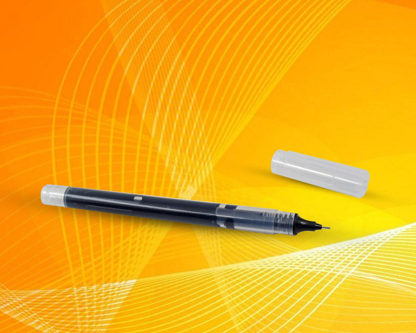 Large Black Roller ball Pens / Gel Pen Set Drawing Writing Pen 0.5 mm (12 Pcs Set)