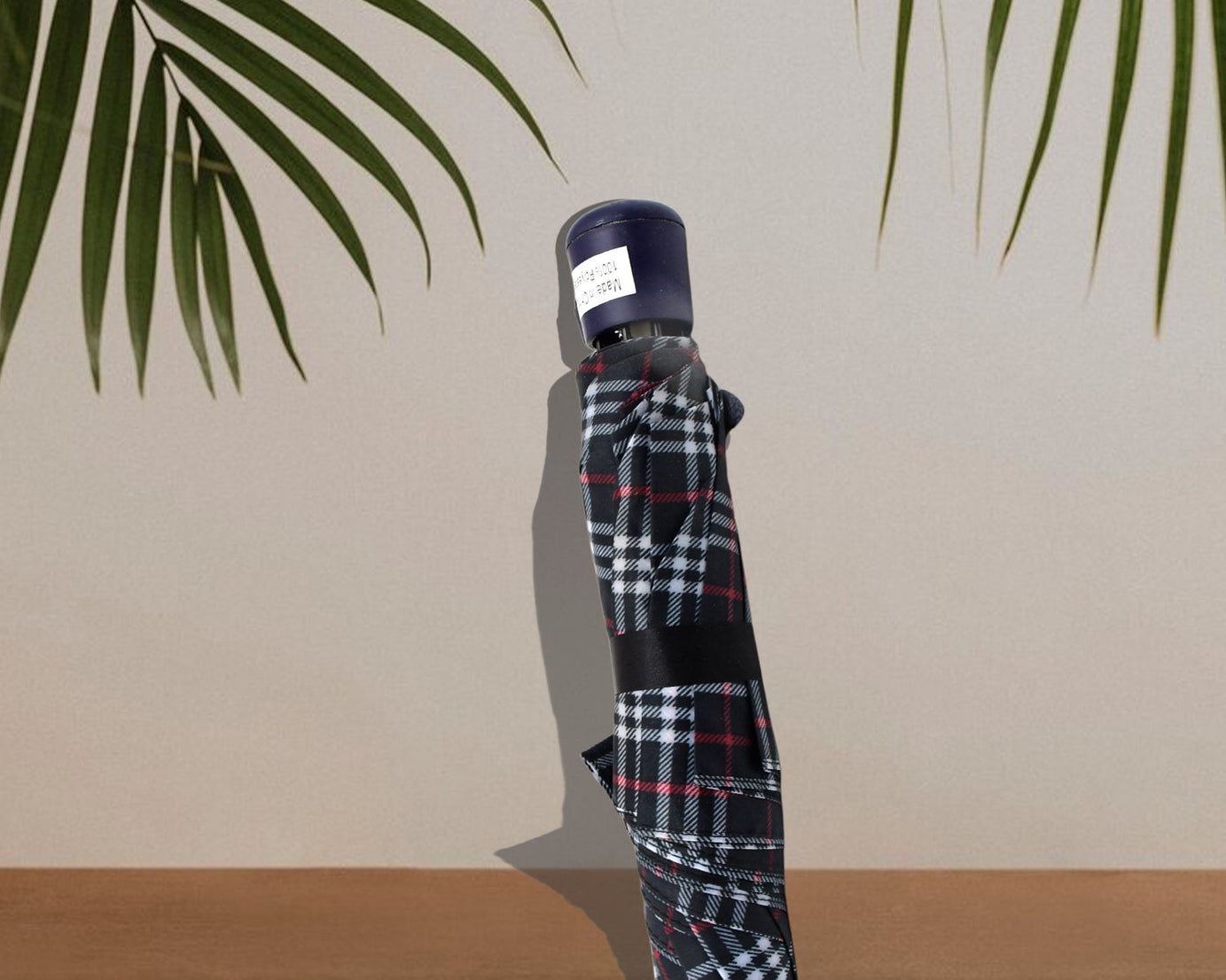 3-Fold Sun & Rain Protective Solid Foldable Umbrella, (1 Pc)