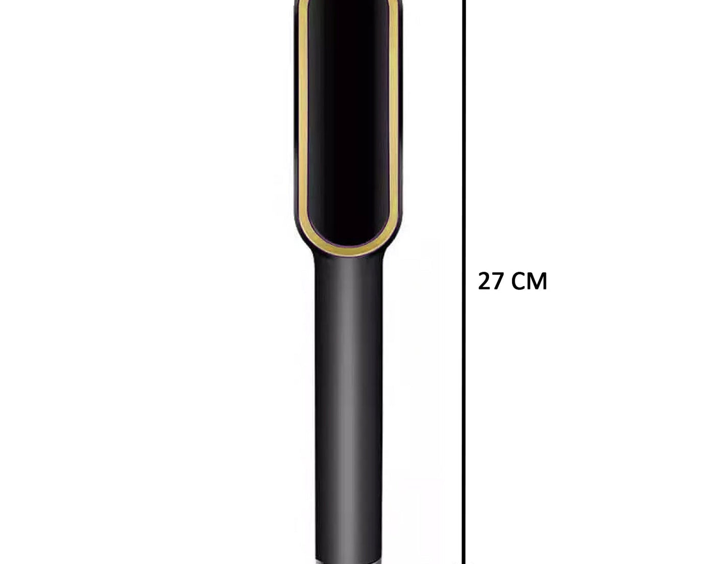 Hair straightener with LED display