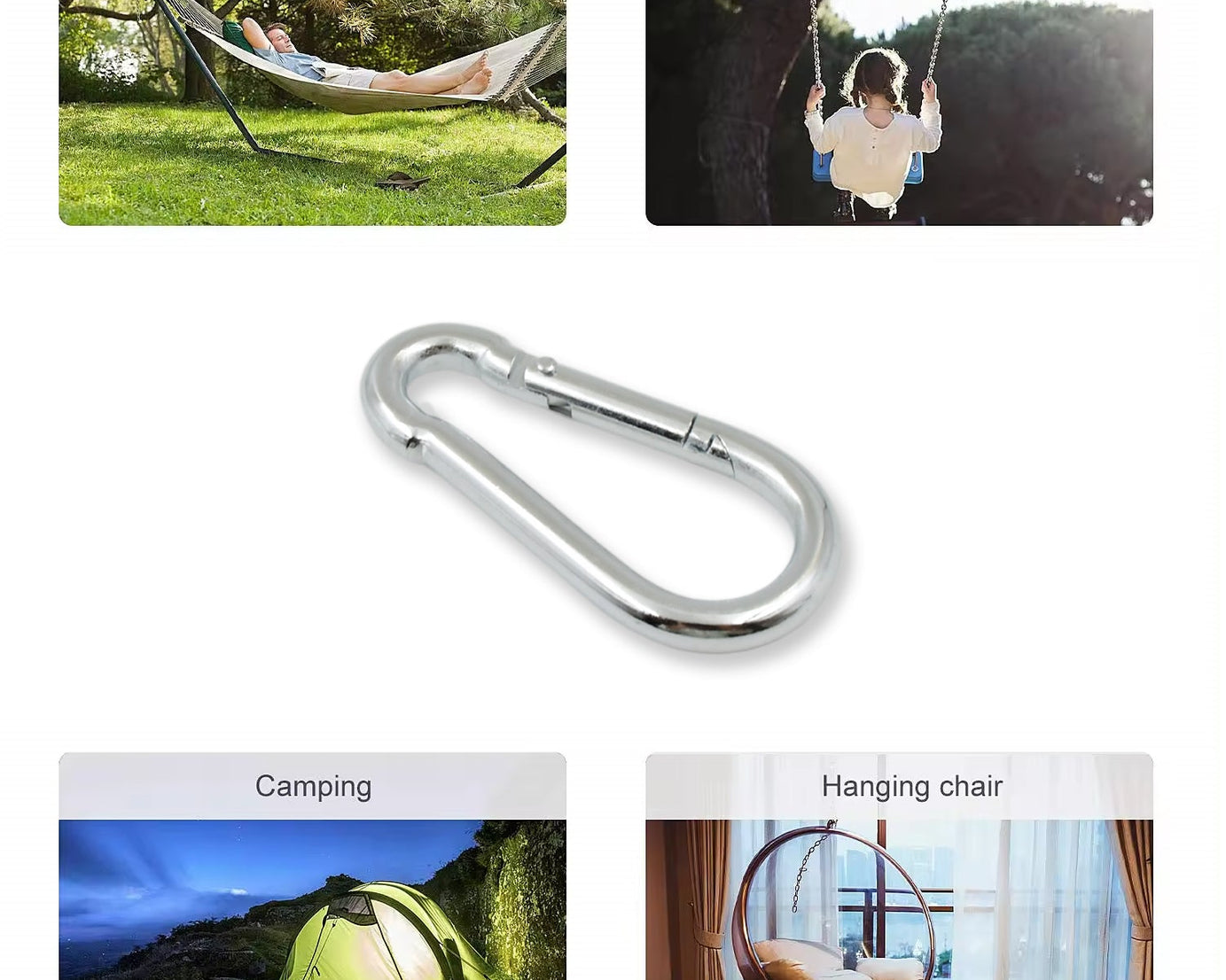 Stainless Steel Snap Hook (8×80 MM / 1 Pc)