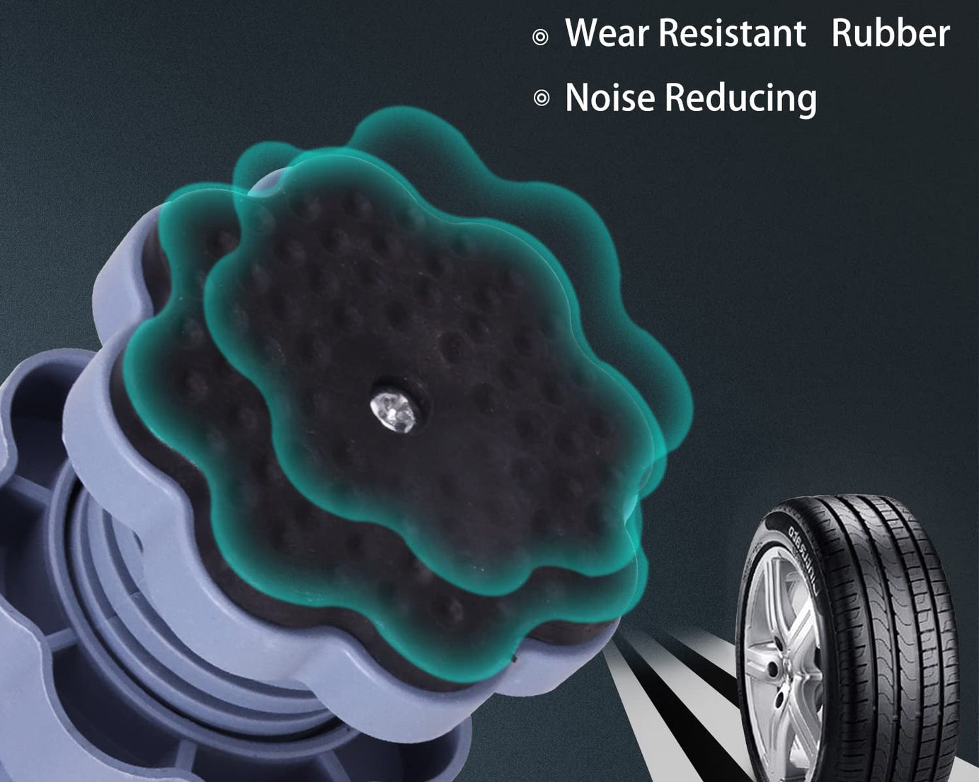 Washing machine support, anti vibration washing machine support adjustable washer anti vibrasion pads, washer & dryer pedestals, Washing Machine Accessory Anti- Skid Pad PVC Lifting Pad Non-Slip ( 4 Pc Set | 1Pc )