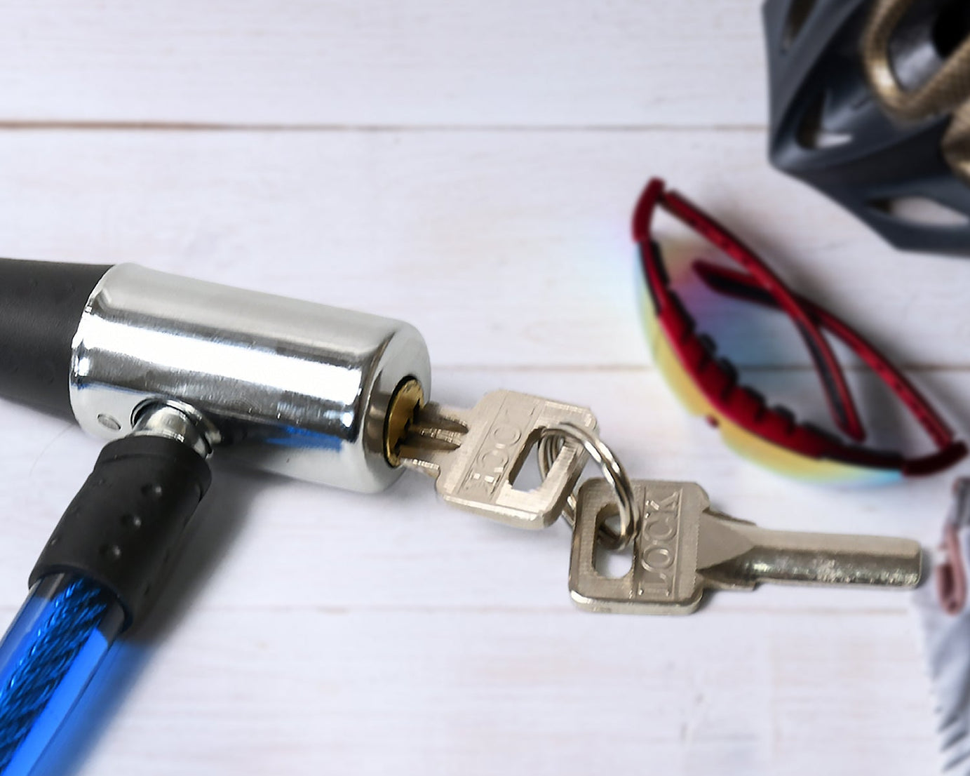 Durable multi-purpose key-lock for security.