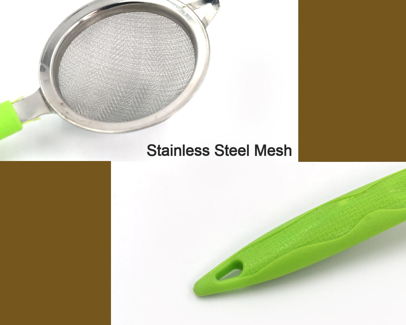 Stainless steel mesh filter for tea and coffee