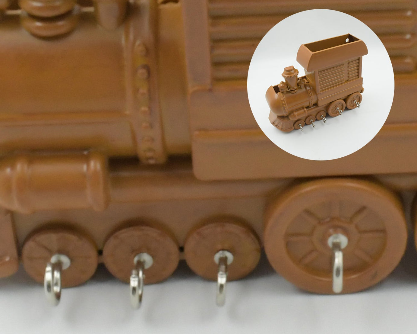 Train Key Holder (Plastic): Wall Mount, Decorative (1 Pc)