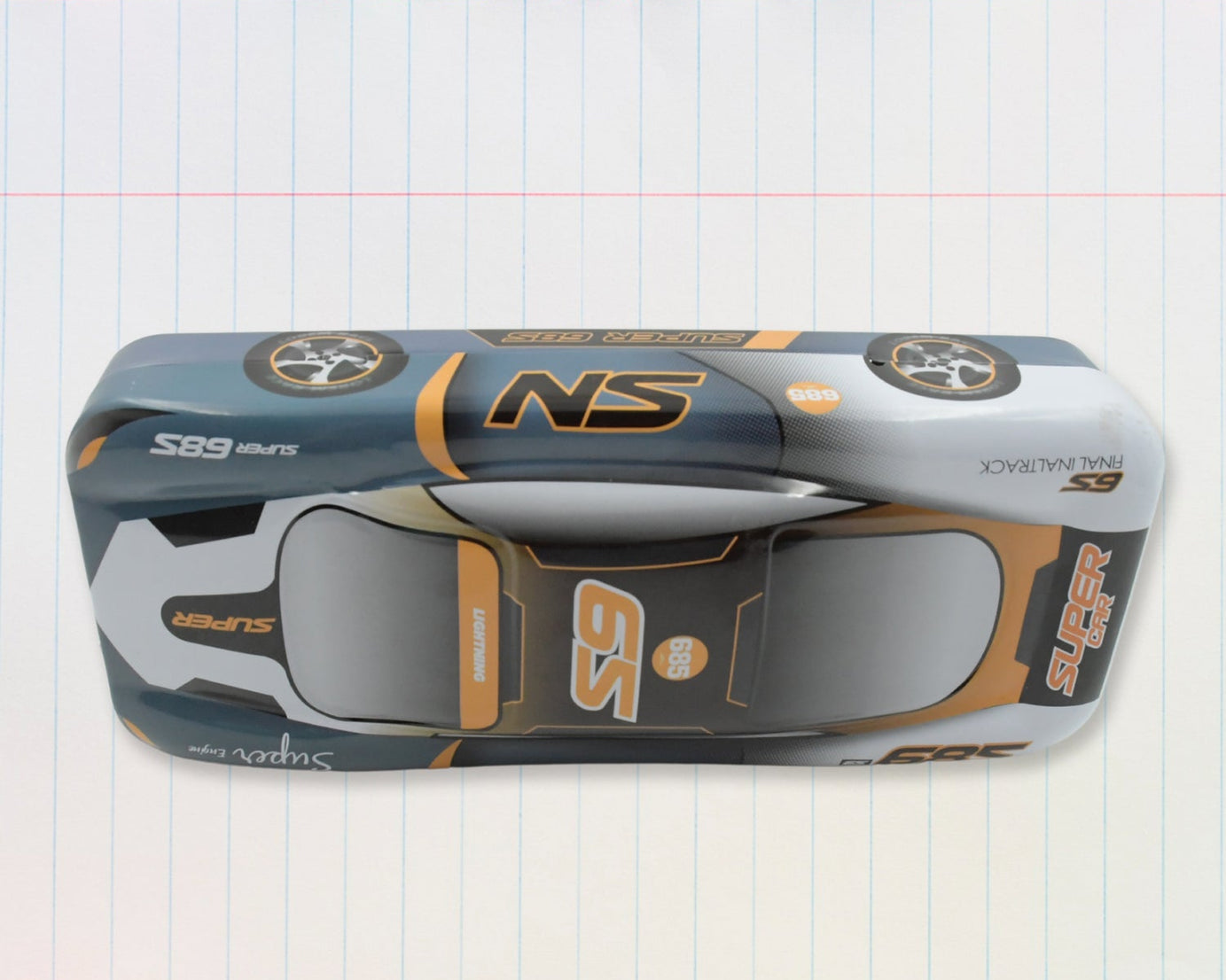 Car Shape Metal Compass Box, Pencil Case for Kids Stationery Compass Box, Stationery Gift for School Kids Compass, Pencil Box, Birthday Return Gift for Kids (1 Pc)