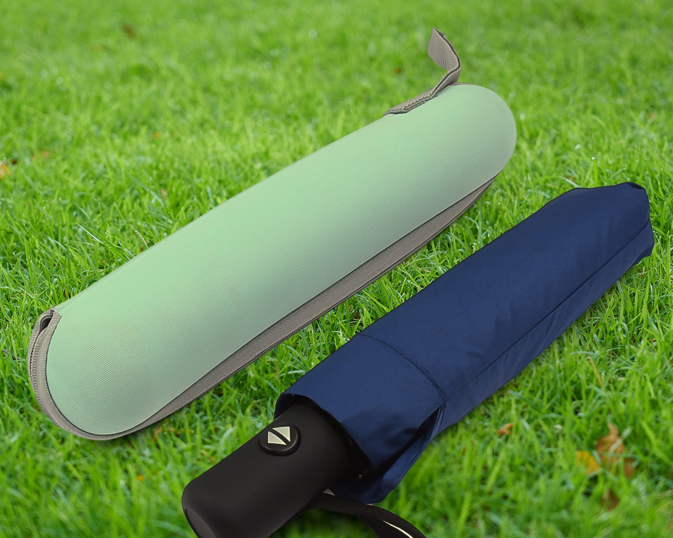 2-Fold Manual Open Umbrella (Umbrella With Case / 1 Set / Mix Color)