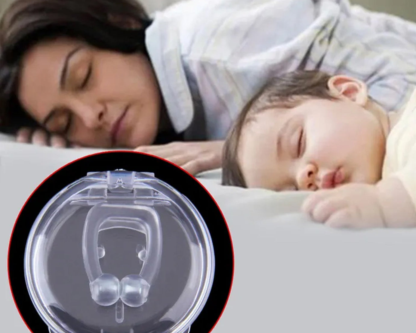 Anti Snore device for men and woman Silicone Magnetic Nose Clip For heavy Snoring sleeper, Snore Stopper, Anti Snoring Device (1 Pc)