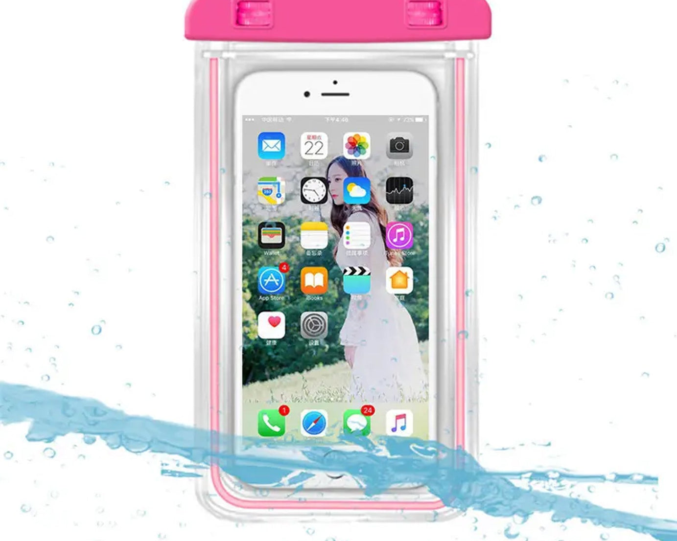 Waterproof Pouch Zip Lock Mobile Cover Under Water Mobile Case For All Type Mobile Phones