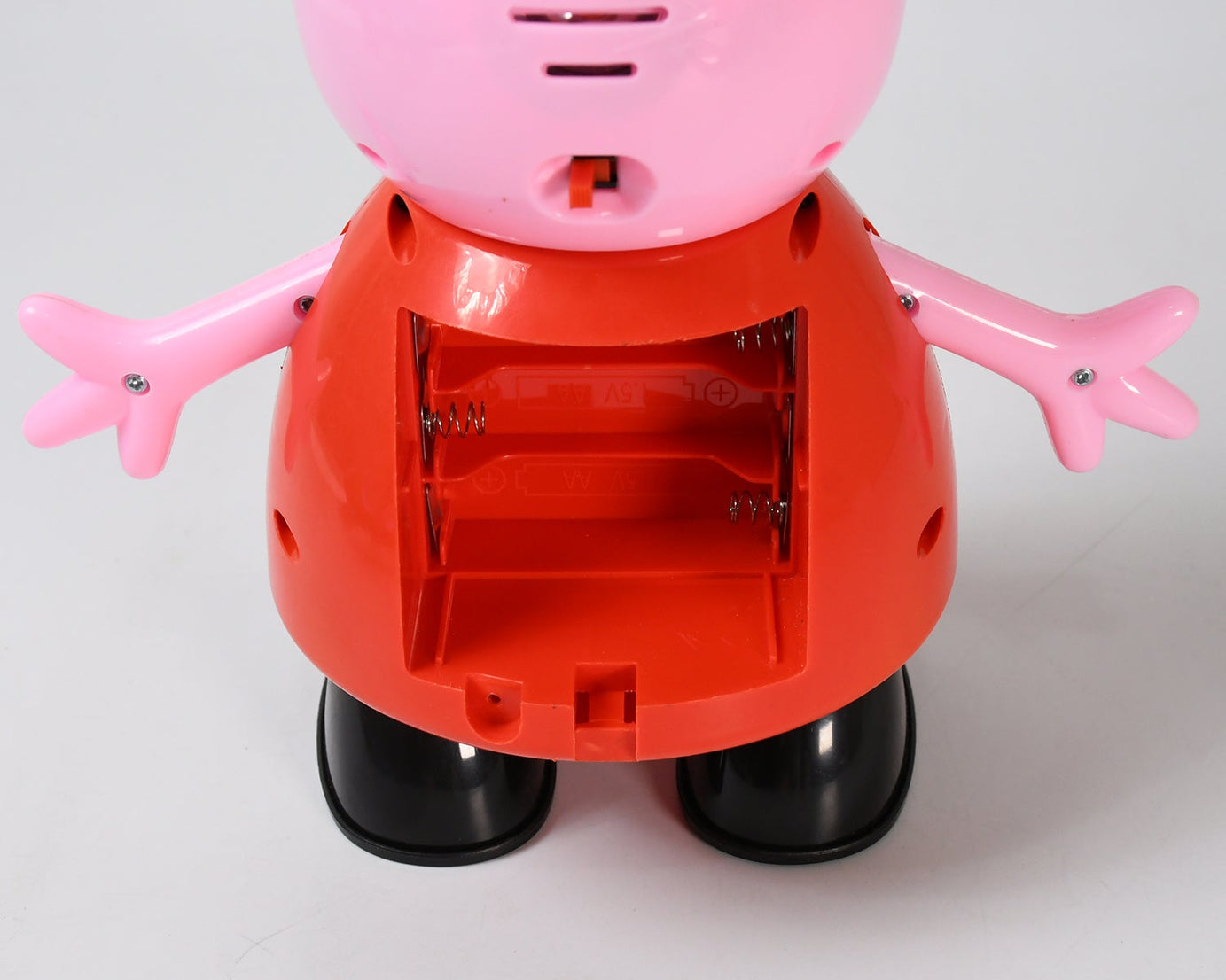 Pig Children Play toy, Pretend Play Toy Fun Gift for Kids, Movable Hands, Legs Pig Pretend Play Toy Set for Kids Children with Soft Rubber Material (1 Pc / Battery Not included)