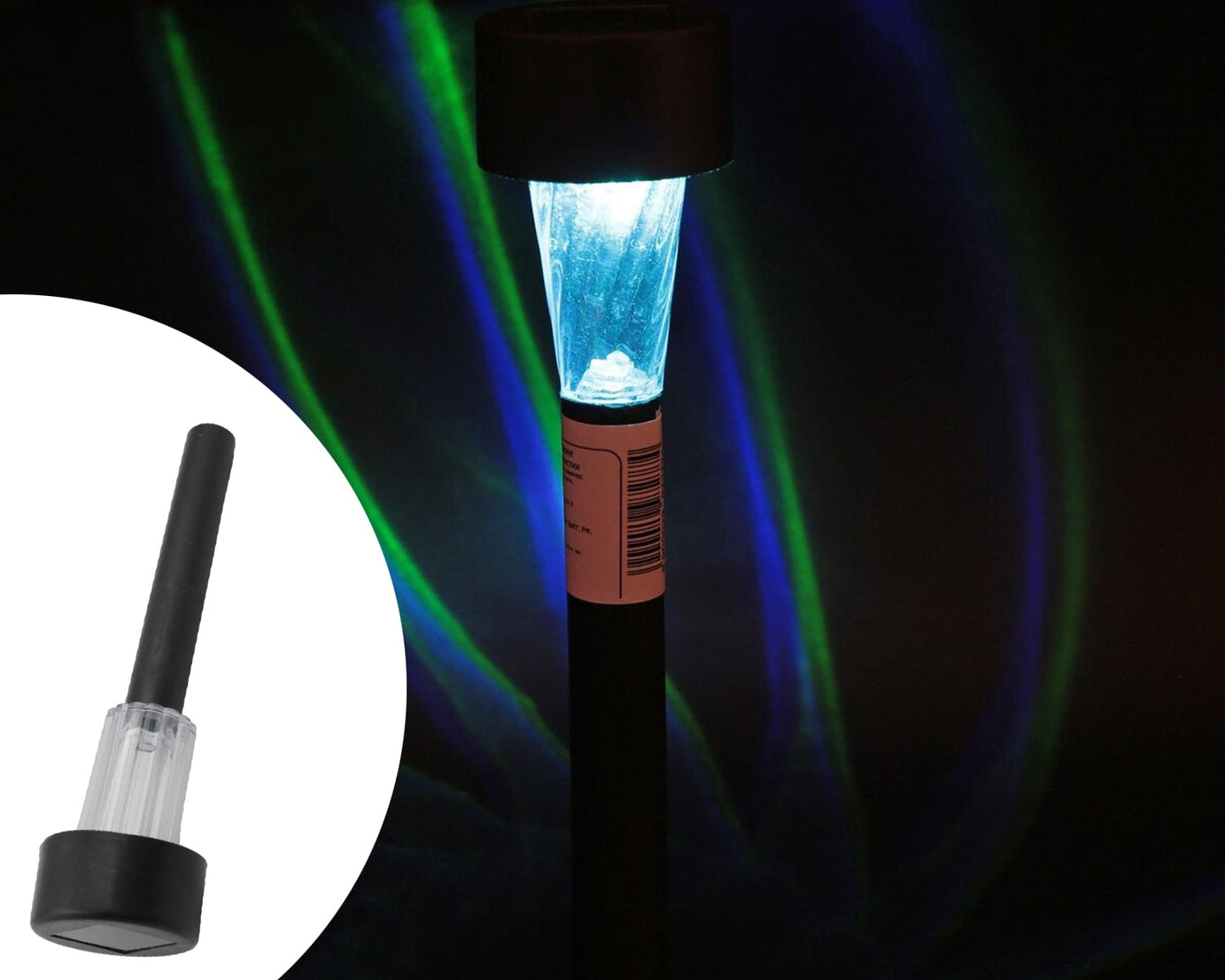 Solar Panel Led Spike Spot Light Landscape Garden Yard Path Lawn Outdors Solar Lamps, Waterproof Outdoor Decorative Landscape Lights for Garden, Patio, Yard, Walkway (PCs:- 24)