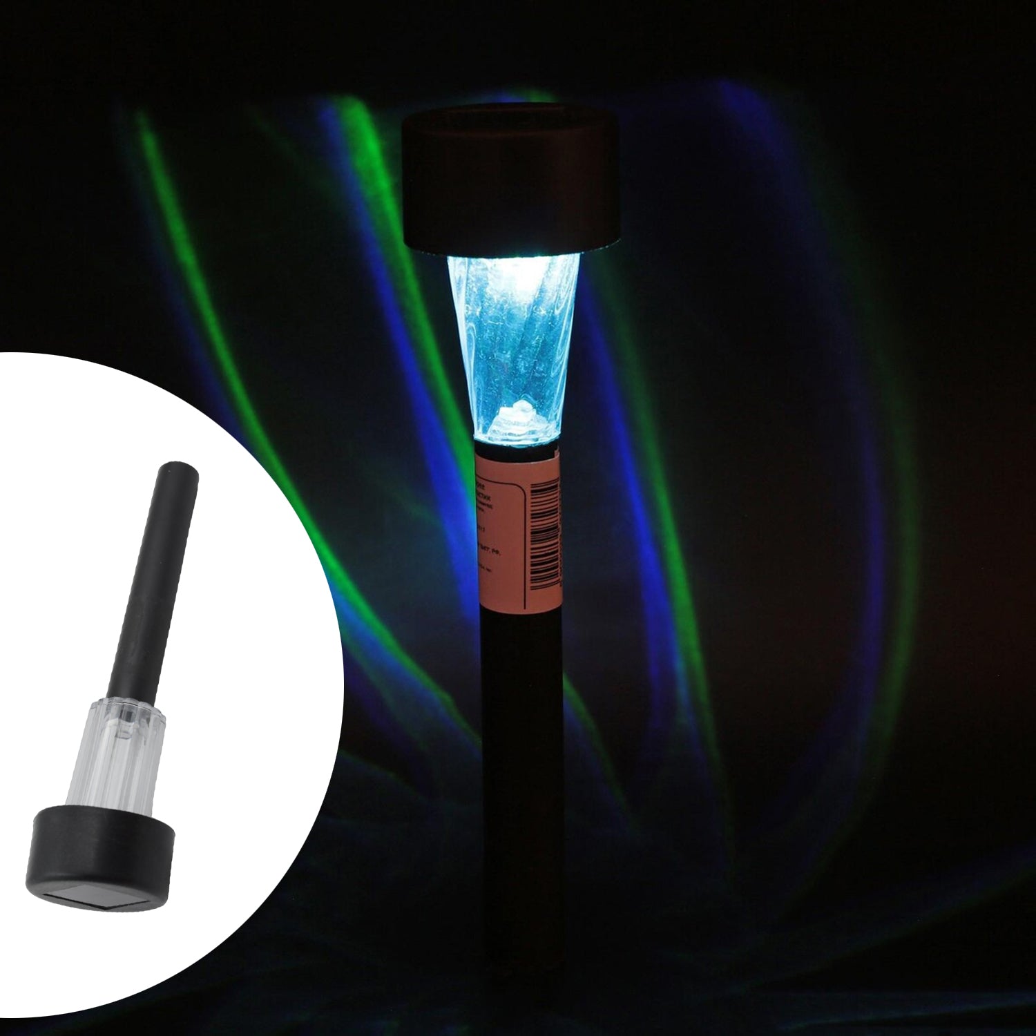 Solar Panel Led Spike Spot Light Landscape Garden Yard Path Lawn Outdors Solar Lamps, Waterproof Outdoor Decorative Landscape Lights for Garden, Patio, Yard, Walkway (PCs:- 24)