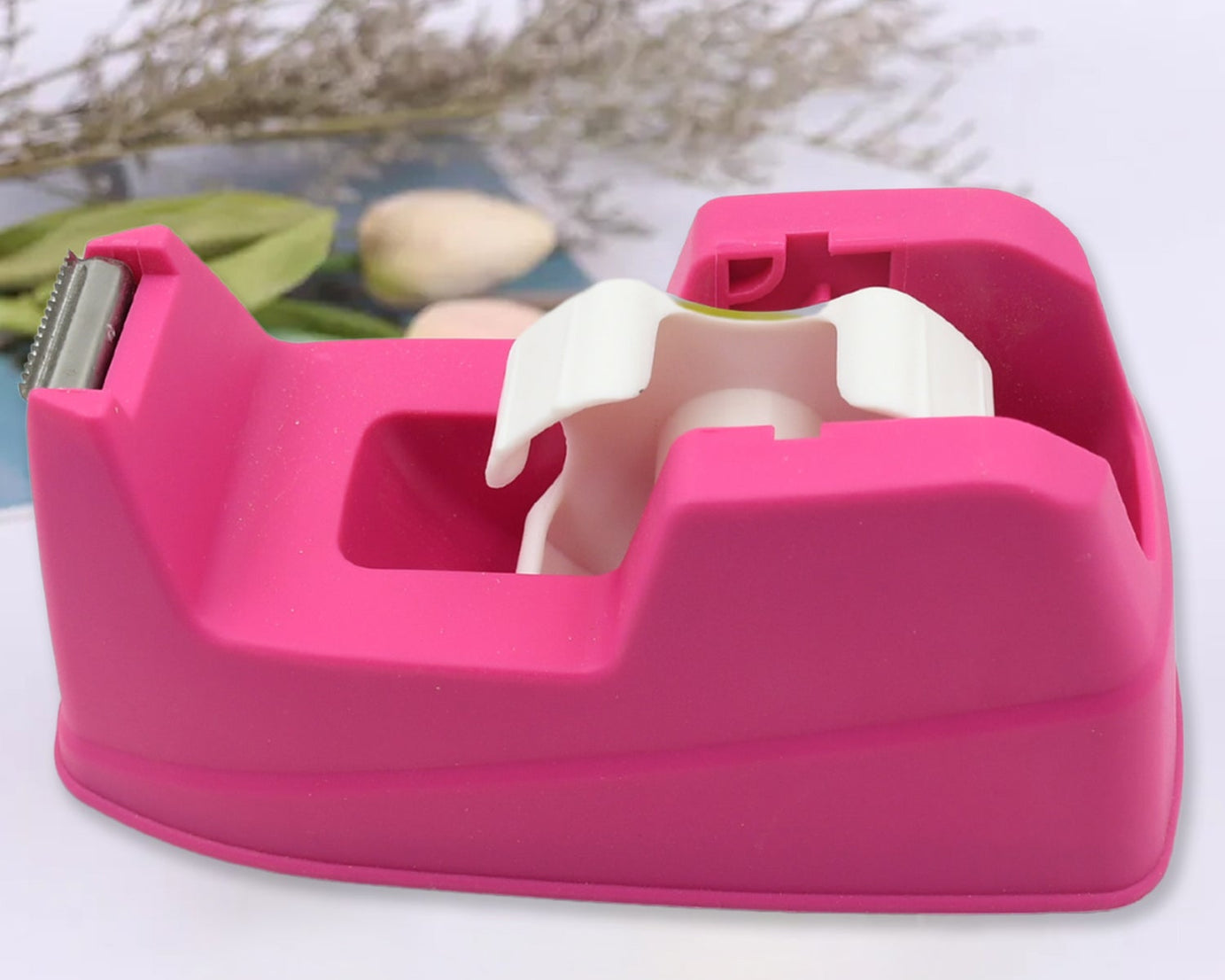 Plastic Tape Dispenser Cutter for Home Office use, Tape Dispenser for Stationary, Tape Cutter Packaging Tape (1 pc / 631 Gm)