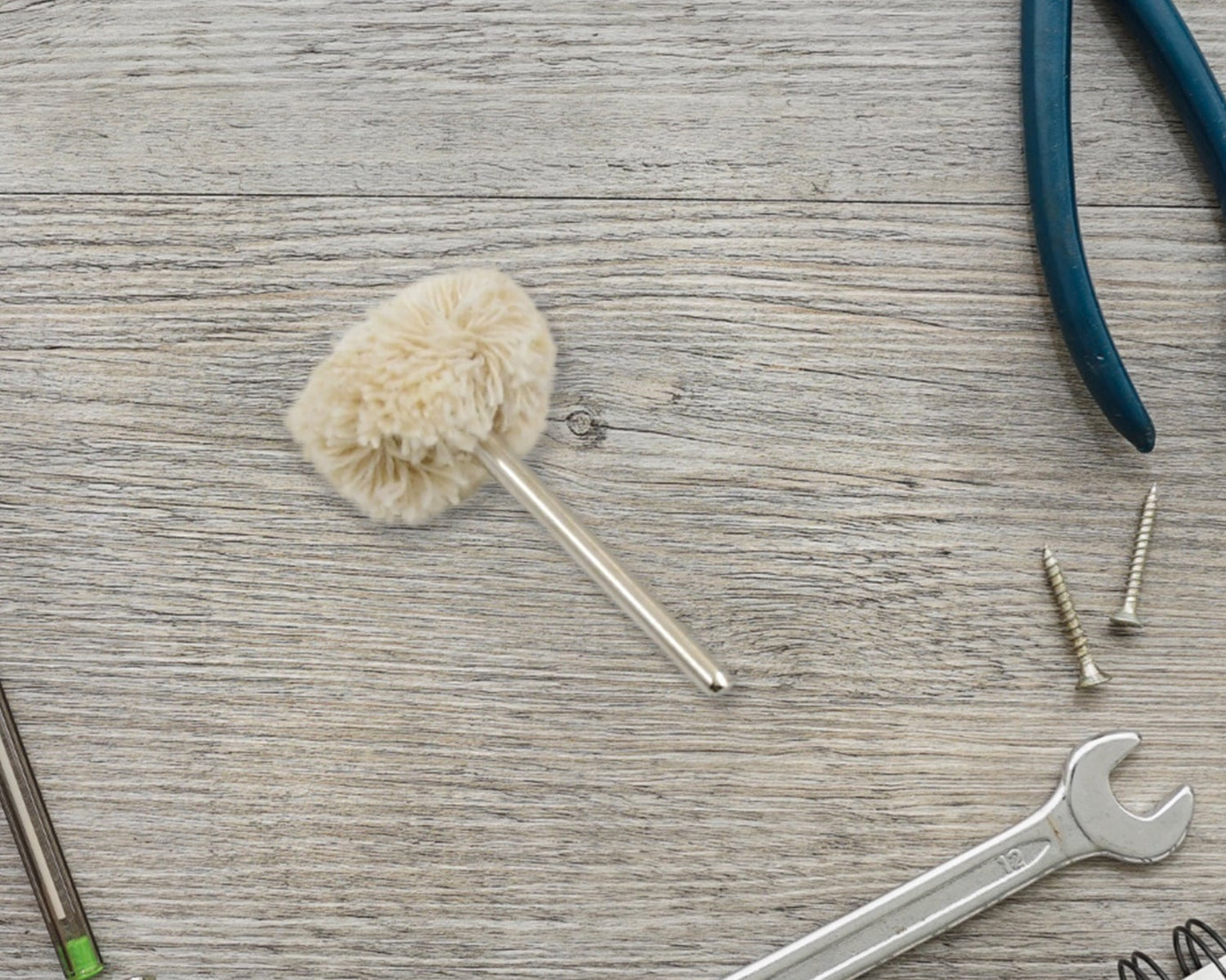 Cotton Polishing Buffing Wheel for Dremel Polishing Kit (3 Pc Set)