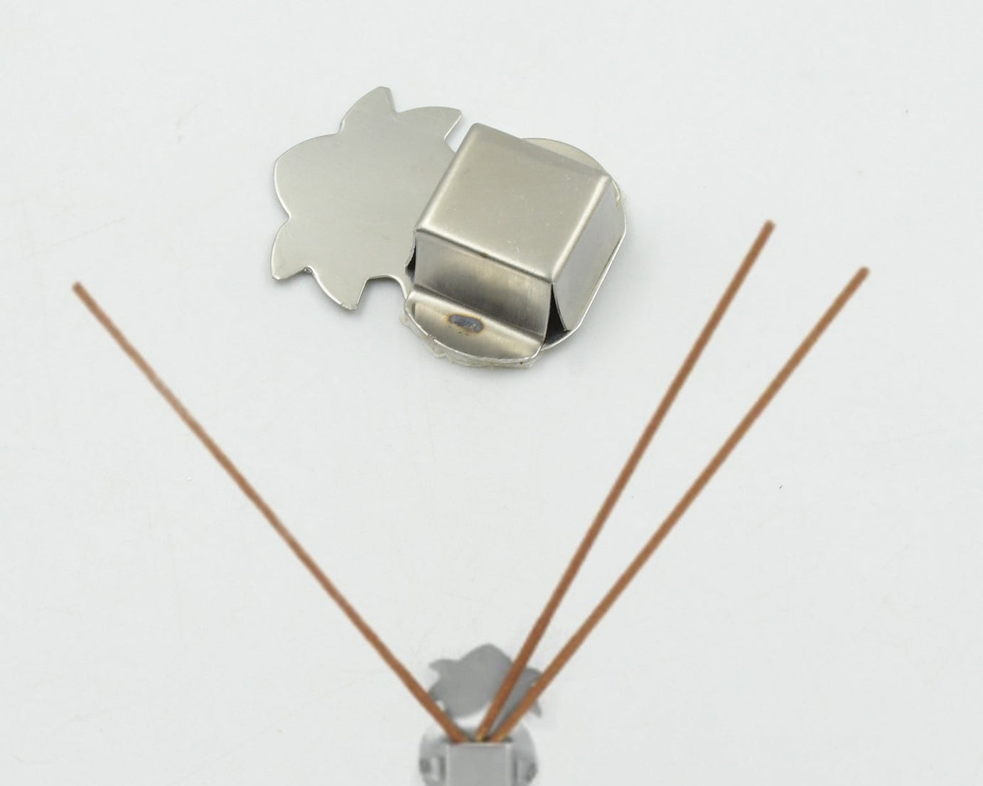 Stainless Steel Agarbatti Stand (12 Pack): Self-Adhesive, Wall Mounted