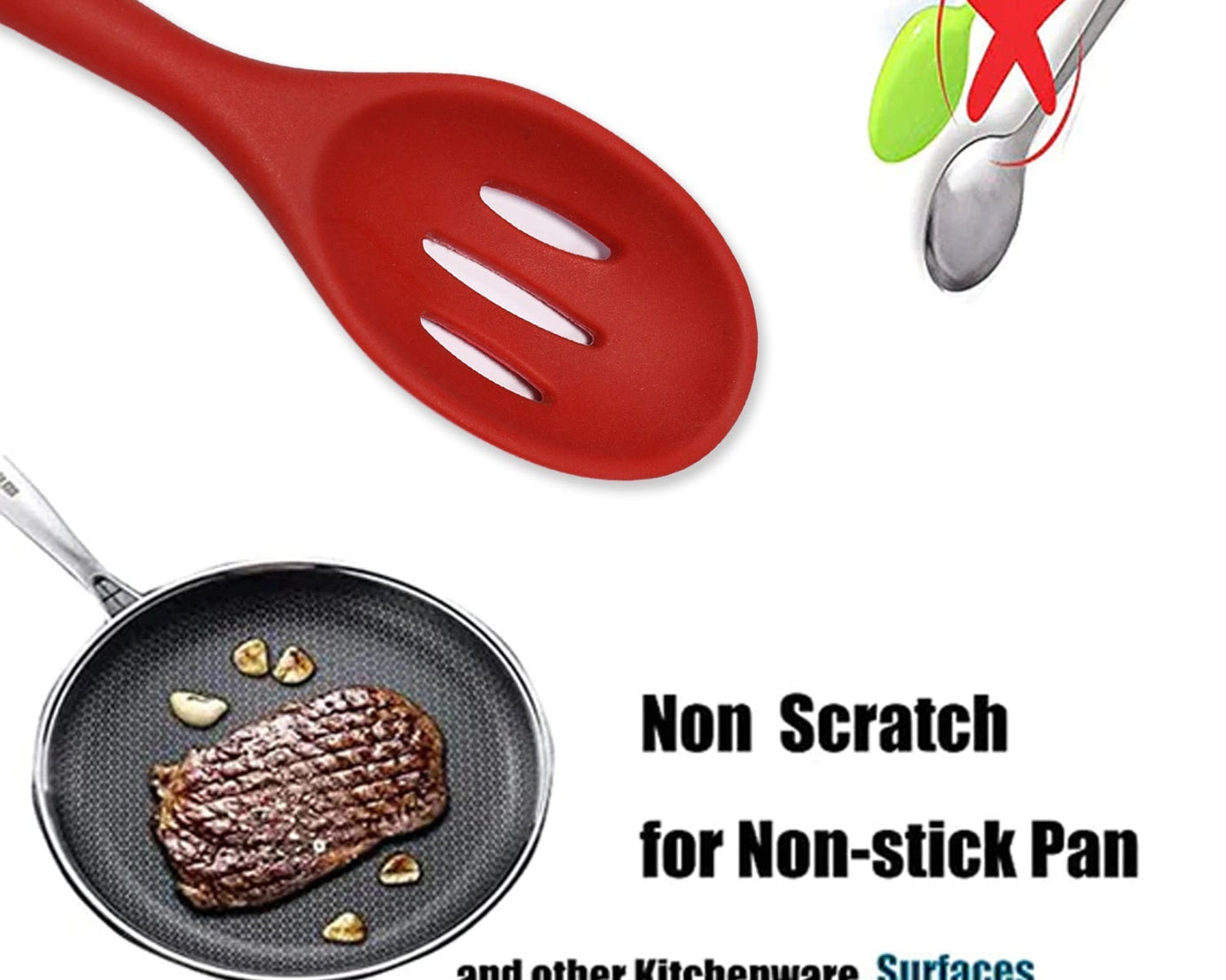 Silicone kitchen turner tool
