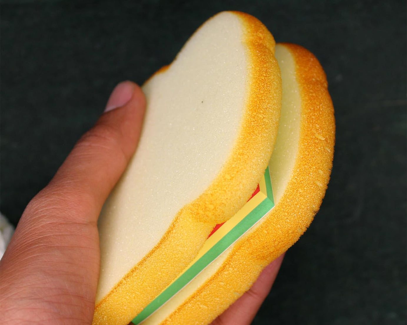 Colorful sandwich-shaped sticky notes, mini memo pads
