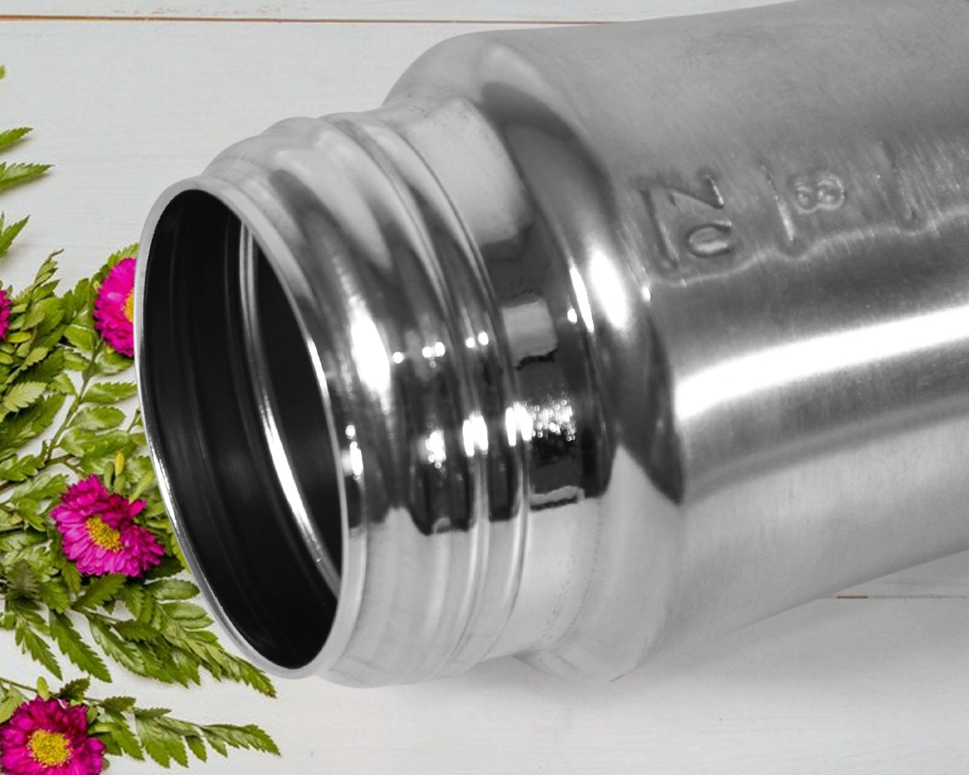 Ganesh Stainless Steel Baby Feeding Bottle, Milk Bottle for New Born / Infants / Toddler Up to 3 Years, BFA Free (250 ML Approx)