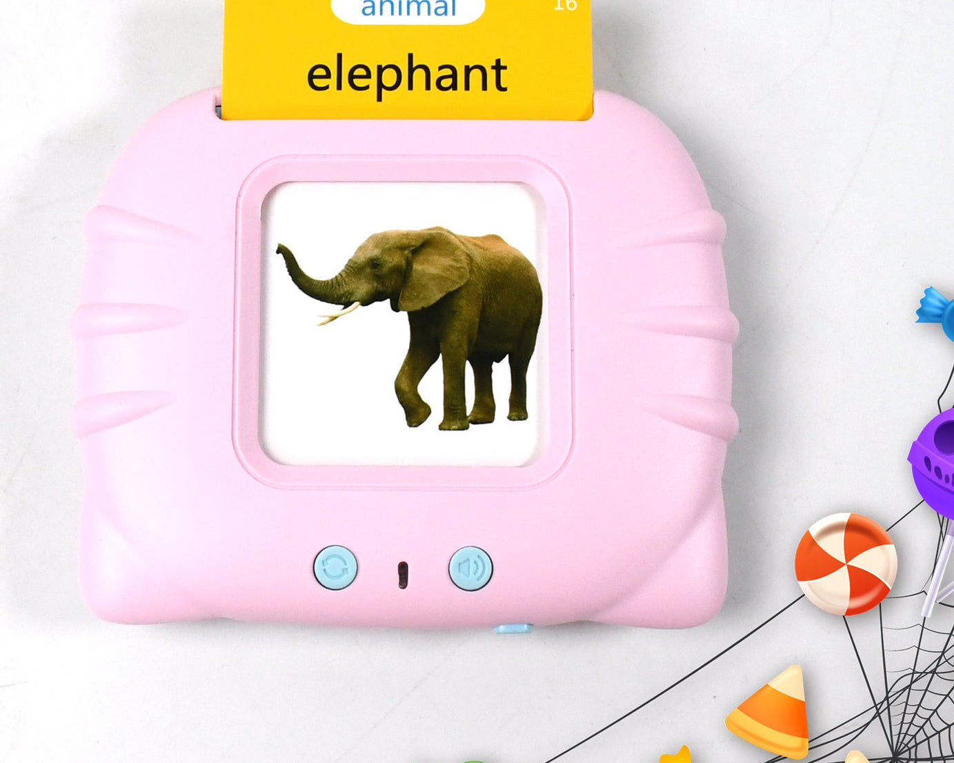 Preschool Learning Toys Flash Cards for Small Kids Educational Toys English Words Learning Machine for Kids with 224 Words, Birthday Gift for Kids Intelligent Electric Kids Language Card (1 Set)