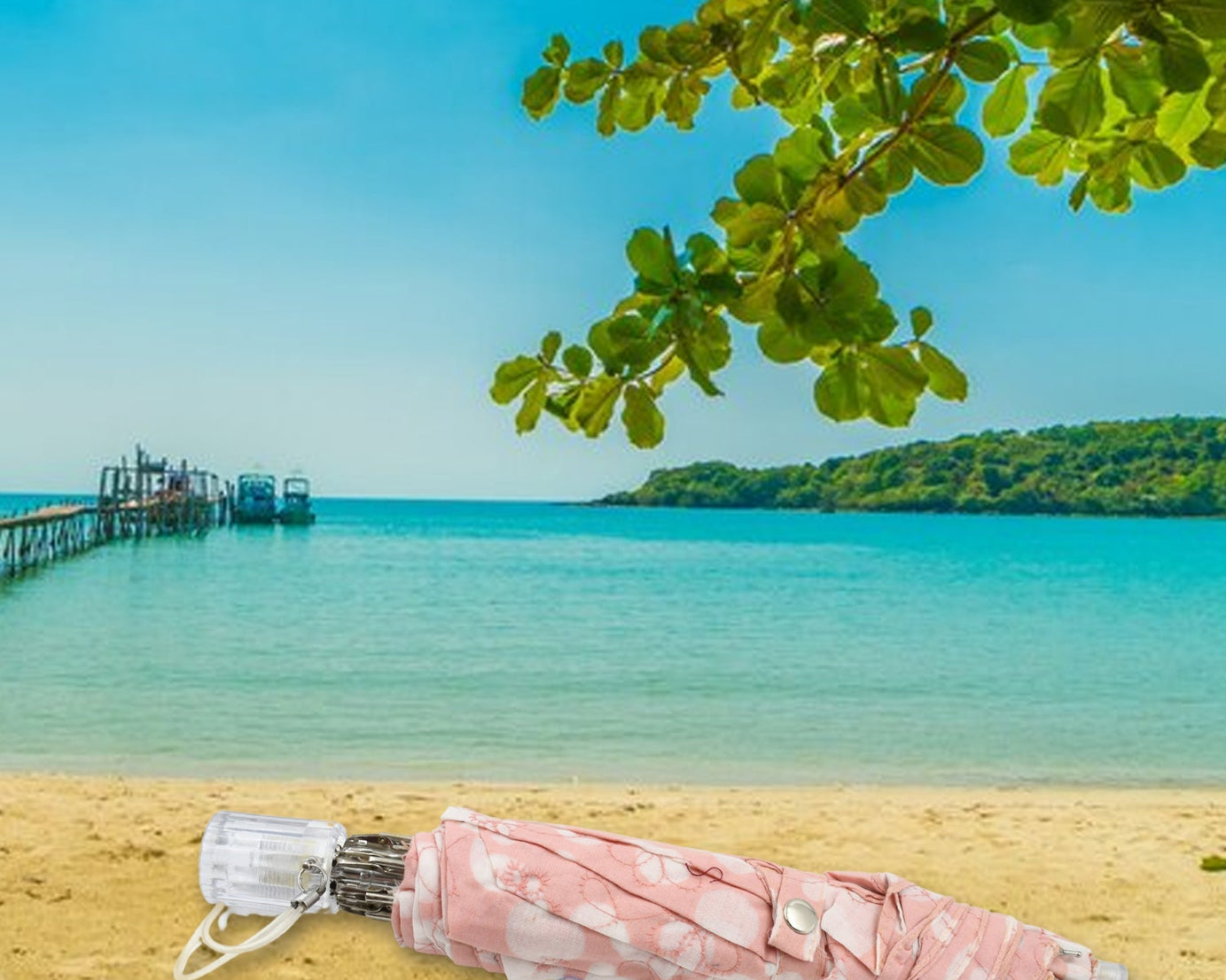 3-Fold Umbrella Summer Sun Protection Foldable Cute Umbrella || UV Protection Sun Umbrella || Travel Accessories || Umbrella for Children, Girls, and Boys (1 Pc)