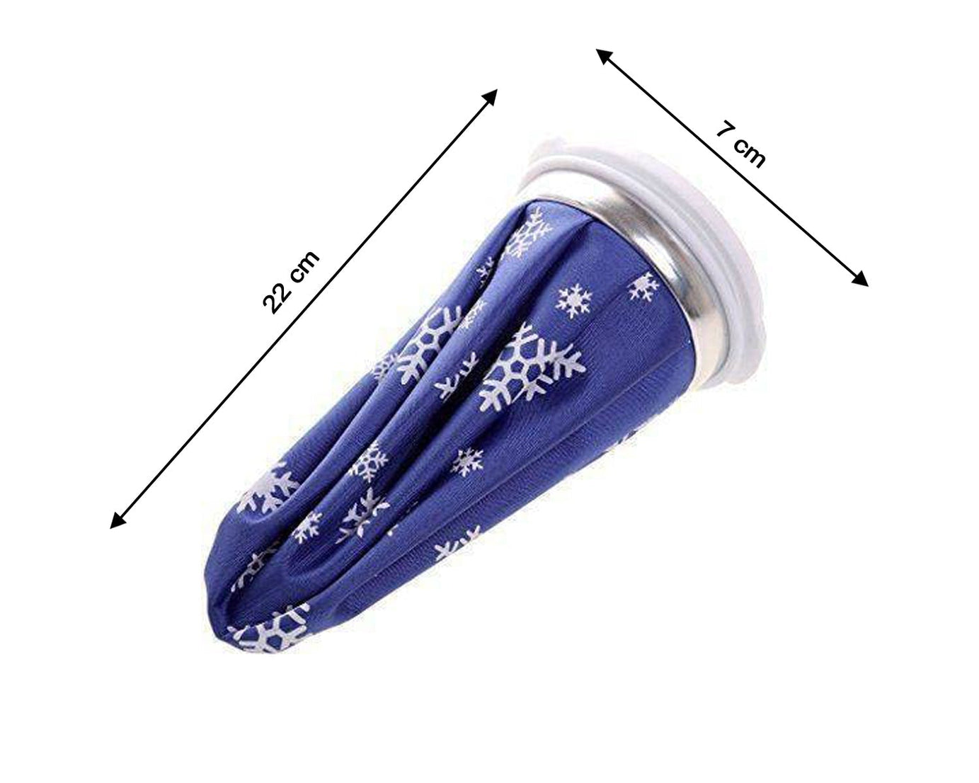 Ice bag with a functional design for relieving joint discomfort
