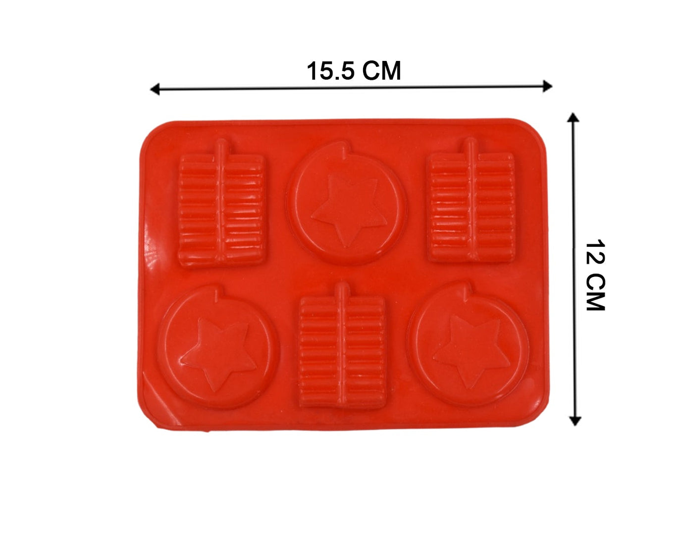 6 Cavity Silicone Mold Tray: Perfect for Chocolates, Cakes & More!