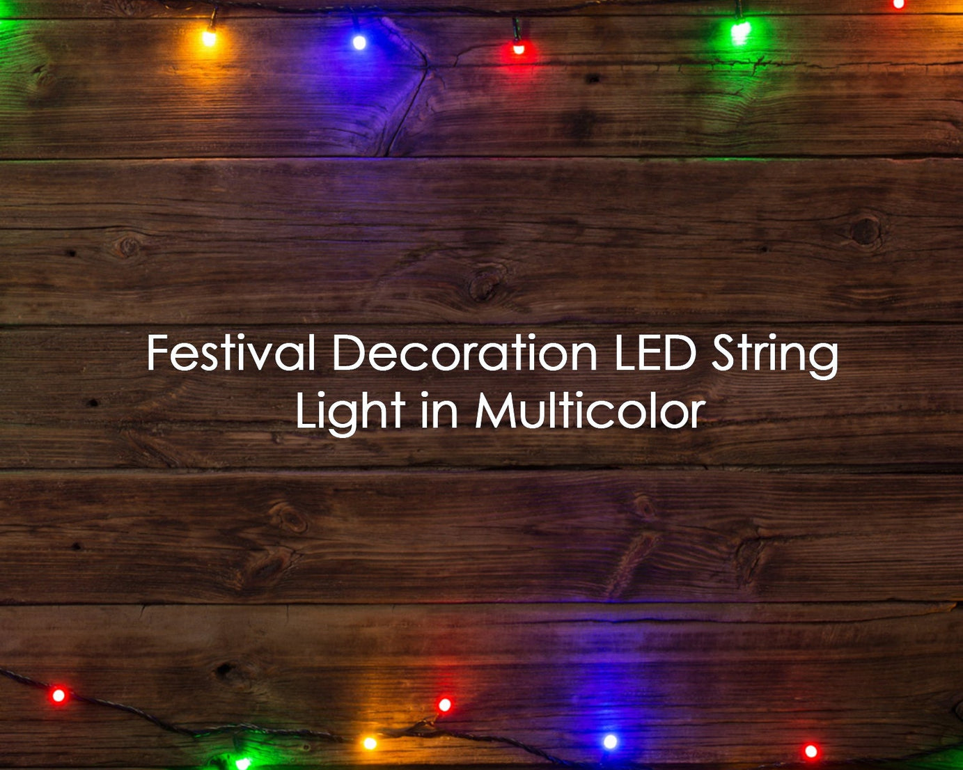 3Mtr Home Decoration Diwali & Wedding LED Christmas String Light Indoor and Outdoor Light ,Festival Decoration Led String Light, Multi-Color Light 1.4MM (15L 3 Mtr)