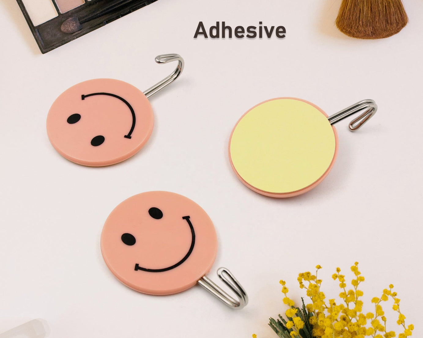 Multipurpose Strong Hook Self-Adhesive hooks for wall Heavy Plastic Hook, Sticky Hook Household For Home, Decorative Hooks, Bathroom & All Type Wall Use Hook, Suitable for Bathroom, Kitchen, Office