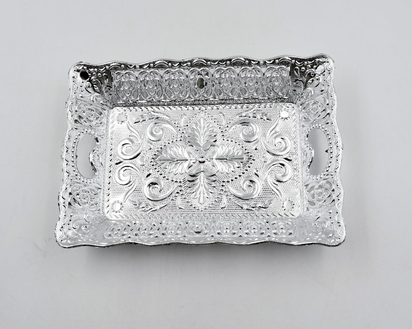 Decorative Mukhwas Serving Tray Serving Mukhwas Plate Fancy Candy Tray Dry Fruit Serving Tray