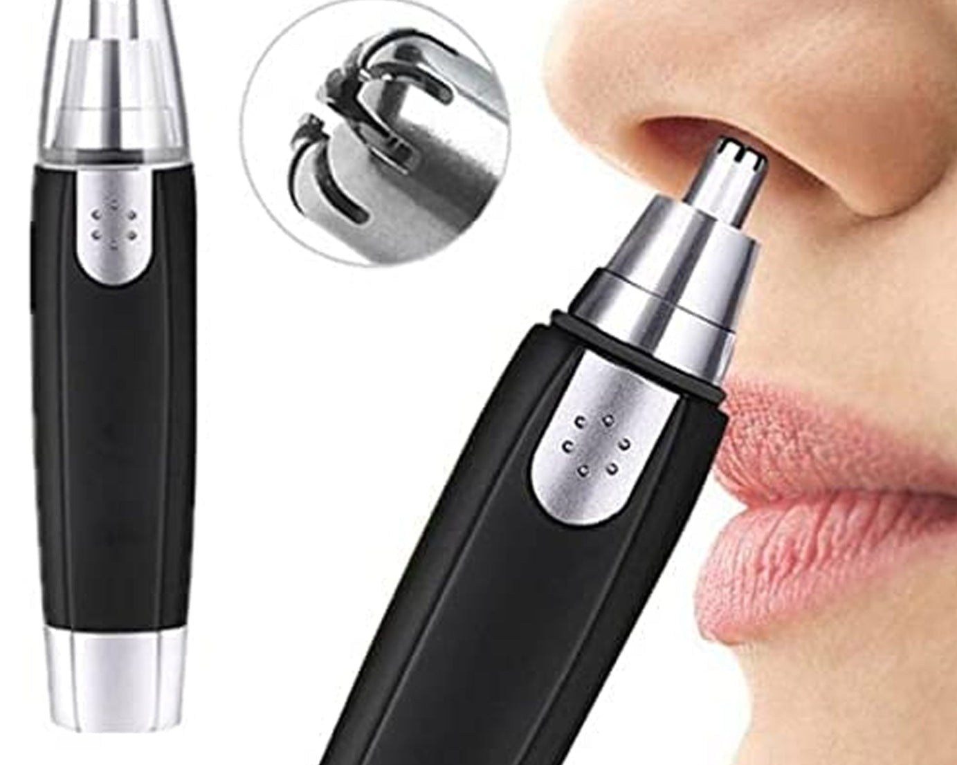 Heavy duty nose hair clipper