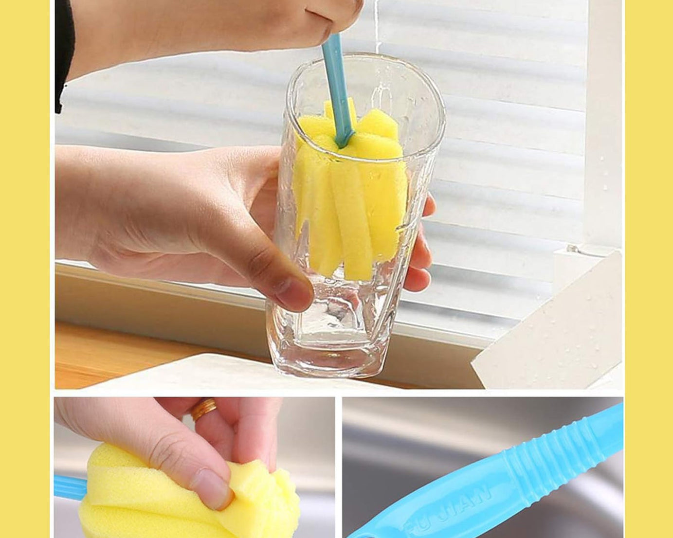 Sponge Head Household Kitchen Cleaning Tool (20Cm)