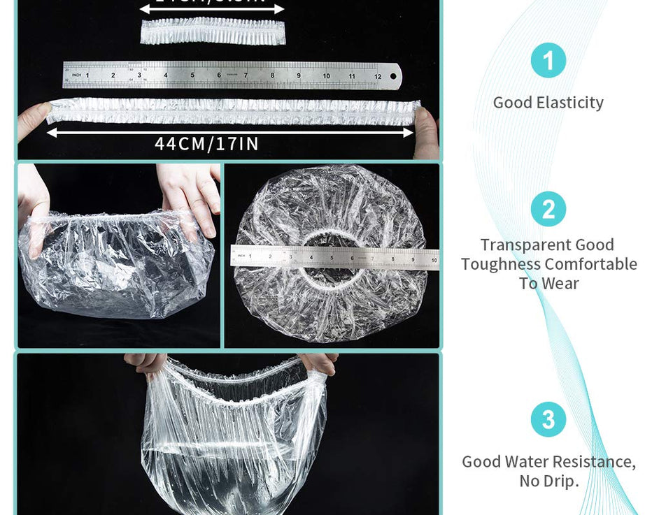 Individually wrapped bath caps for travel